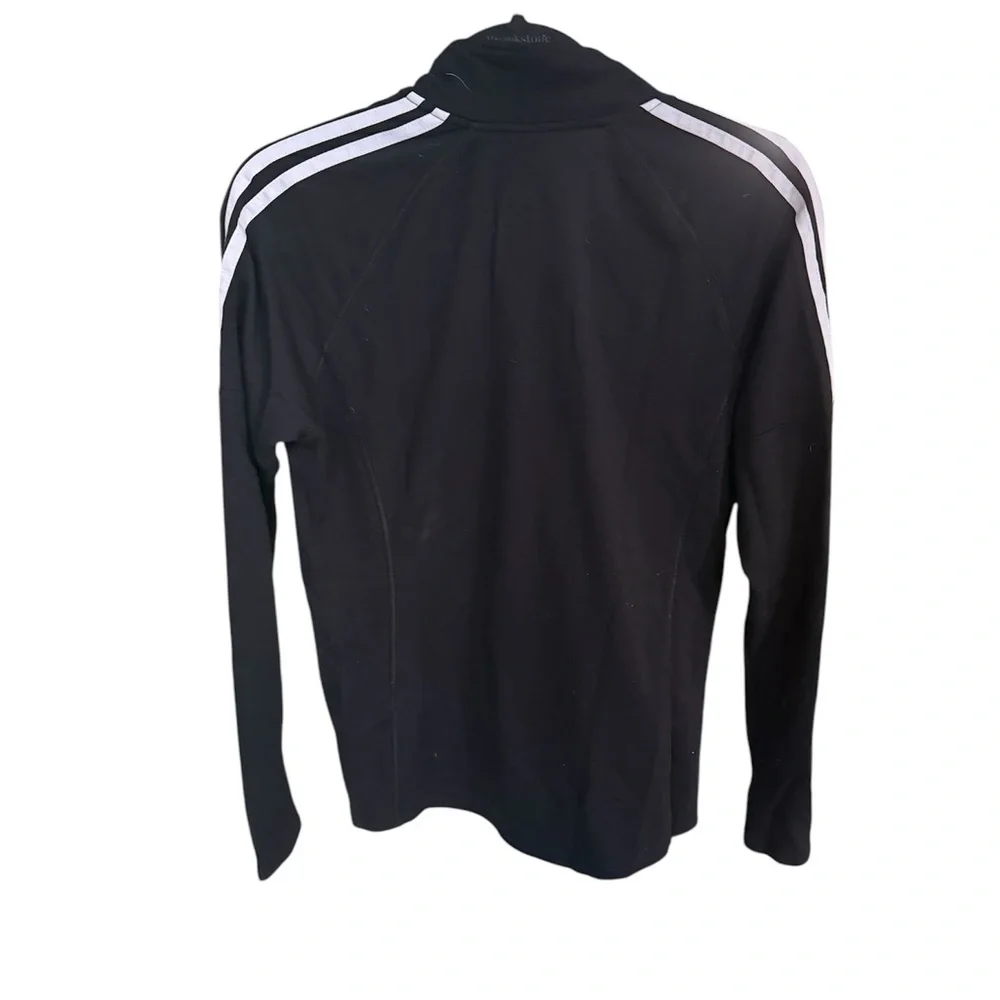 Adidas Women Black Golf Quarter-Zip Pullover - Picture 3 of 5